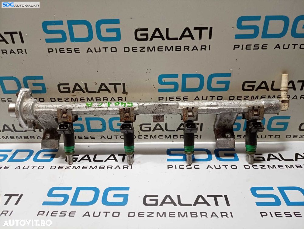 Rampa Presiune cu Injectoare Distribuitor Carburant Benzina Volvo S40 1.6 B 2004 - 2012 Cod 9D280-9H487-CA 97MF-BB [M6018] [M6019] - 1