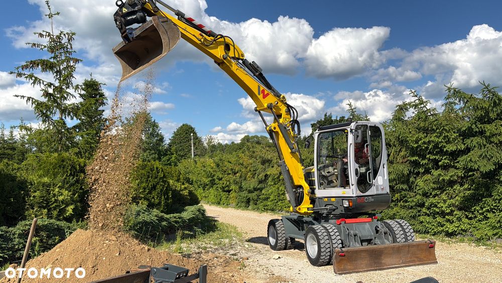 Wacker Neuson Koparka Kołowa 6 TON Wacker NEUSON 6503 -2 Pług Ramię Long 3 Łamane POWERTILT Lenhoff Klimatyzacja łyżki przedsiębierne MS03 6503 ew65 wiertnica  Takeuchi TB175W Yanmar B75W widły grabie - 10