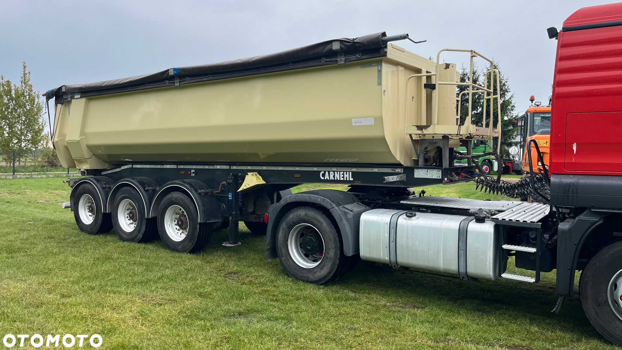 Carnehl Naczepa Wywrotka, 4750 kg!! 3 Osie , Aluminiowa , Oś SAF , Aluminiowe felgi - 12