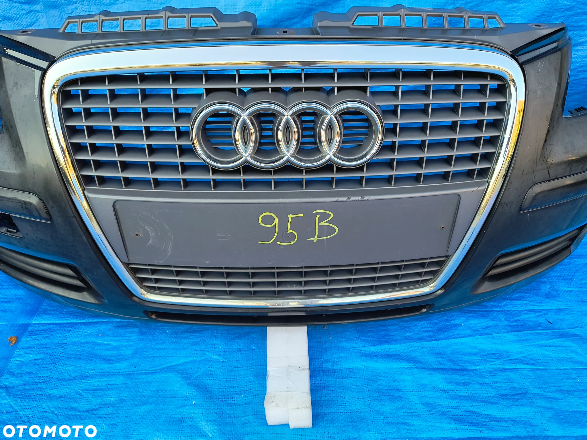 Zderzak przód przedni kompletny Audi A3 8P lift duży grill wysyłka - 4