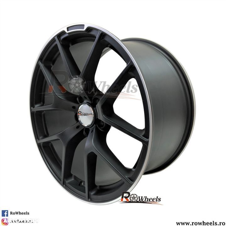 Jante Mercedes 19 AMG Negru mat R19 W222 W221 W212 W204 - 2