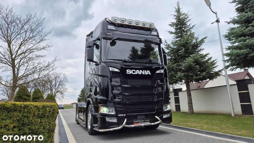 Scania ///S450///2021///RETARDER/// FULL LED///ALUMINIOWE FELGI/// ZABUDOWY MIĘDZYOSIOWE/// ORUROWANIE///DUŻE ZBIORNIKI/// WYŚWIETLACZ OBCIĄŻENIA/// NAWIGACJA///STAN BARDZO DOBRY - 12
