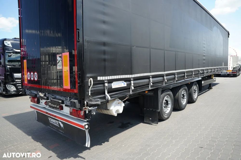 Schmitz Cargobull CORTINĂ / MEGA / PLATFORMĂ JOSĂ / ACOPERIȘ RIDICAT / AXĂ RIDICATĂ - 13