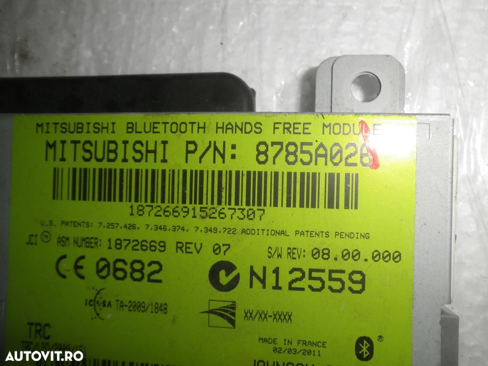 Modul bluetooth Mitsubishi ASX 8785A026 - 3