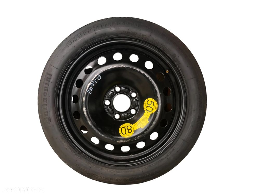 Koło Zapasowe Dojazdowe 125/80 R17 5x108 63.4MM Ford Mondeo MK5 Volvo - Gwarancja Wysyłka - 1