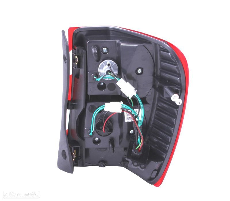 FAROLINS TRASEIROS LED JEEP GRAND CHEROKEE 99-05 RED SMOKED VERMELHO FUMADO ESCURECIDO - 3