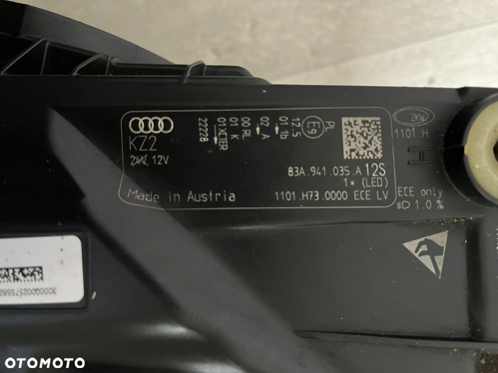 AUDI Q3 83A LAMPY MATRIX LED 83A941034A 83A941035A - 6