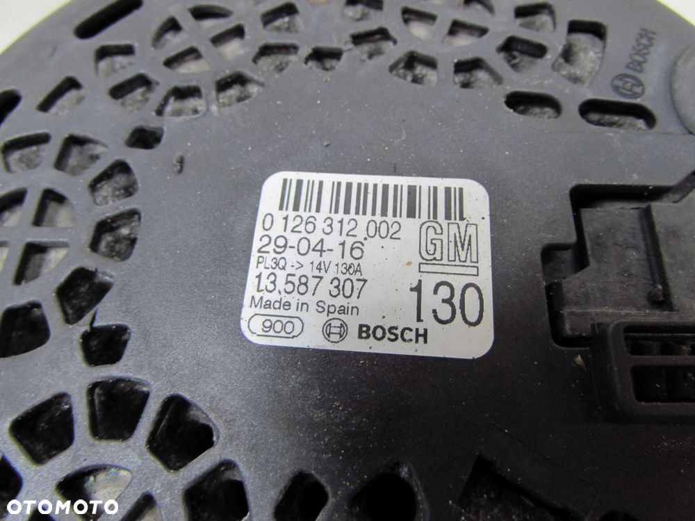 OPEL ASTRA K 1.0 15-22 ALTERNATOR 0126312002 13587307 - 4