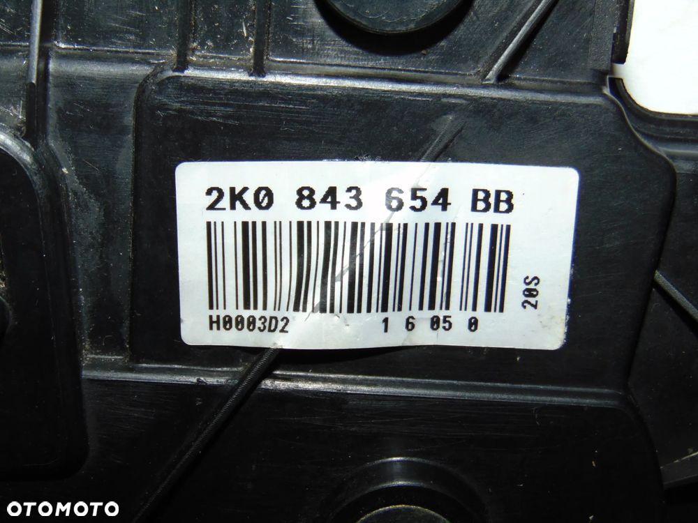 ORYGINAŁ zamek boczny tylny tył prawy mechanizm zamka drzwi przesuwnych 2K0843654BB VW Volkswagen Caddy 3 III 03-15r - 2