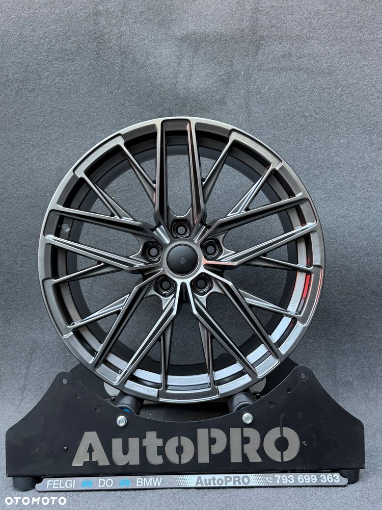 NOWE felgi 19  Grafitowe  5x120 ET30 BMW F10 Z3 Z4 E46 X1 X3 E83 F25 X5 E90 F30 F32 F34 GT F01 F12 F20 E87 F22 E60 xDrive Opel Insignia JR44 JR21 Styling M Pakiet Forzza Vossen HF7 Japan Racing JR28 alufelgi - 1
