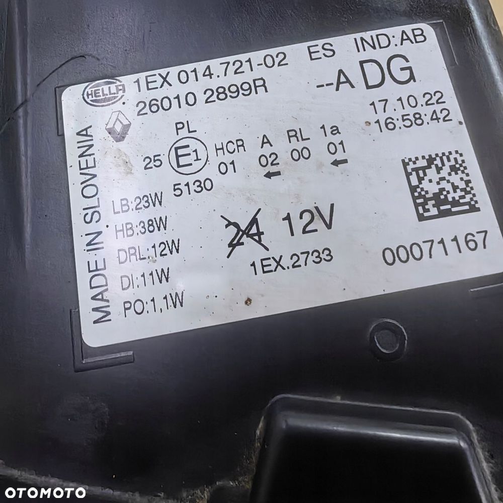 Renault Trafic IV Full Led Pure Vision lampa prawa - 10
