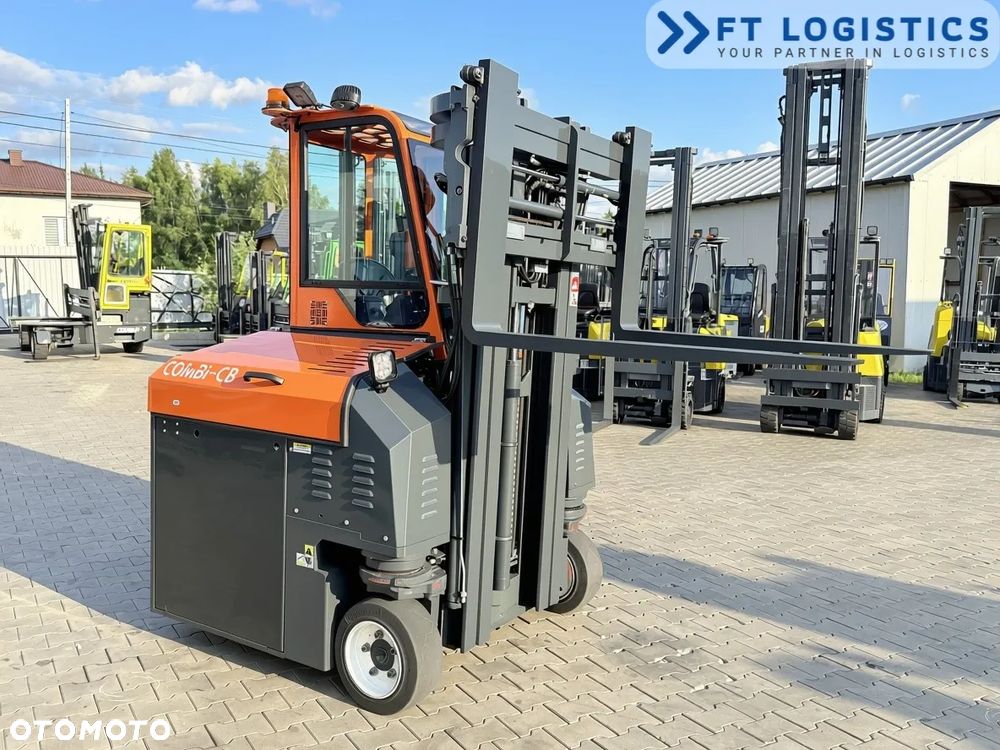 Combilift WÓZEK CZTEROKIERUNKOWY - WIELOKIERUNKOWY | COMBILIFT CBE2500 | ELEKTRYCZNY | TRIPLEX 4900MM | POZYCJONER WIDEŁ | PRZESUW BOCZNY | WOLNY SKOK | NOWE OPONY | PO SERWISIE | STAN IDEALNY - 7