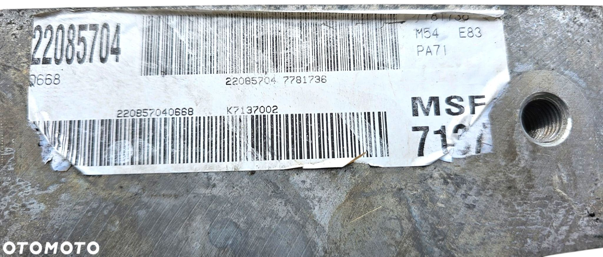 Bmw E46 E39 E60 E61 X3 E83 Z3 E36 E85 Dół Blok Silnika M54B25 Igła 7502903 - 15