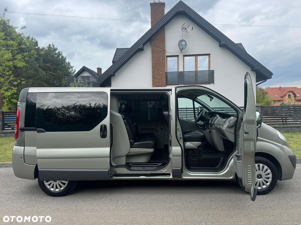 Opel VIVARO L2H1 Długi Klima Elektryka Skóry Dubel Kabina 6os Brygadówka Hak - 14