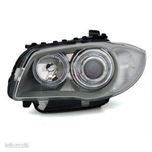 Faróis Bmw Série 1 E81 E87 E82 E88 (2004 a 2011) Look Xenon - 5