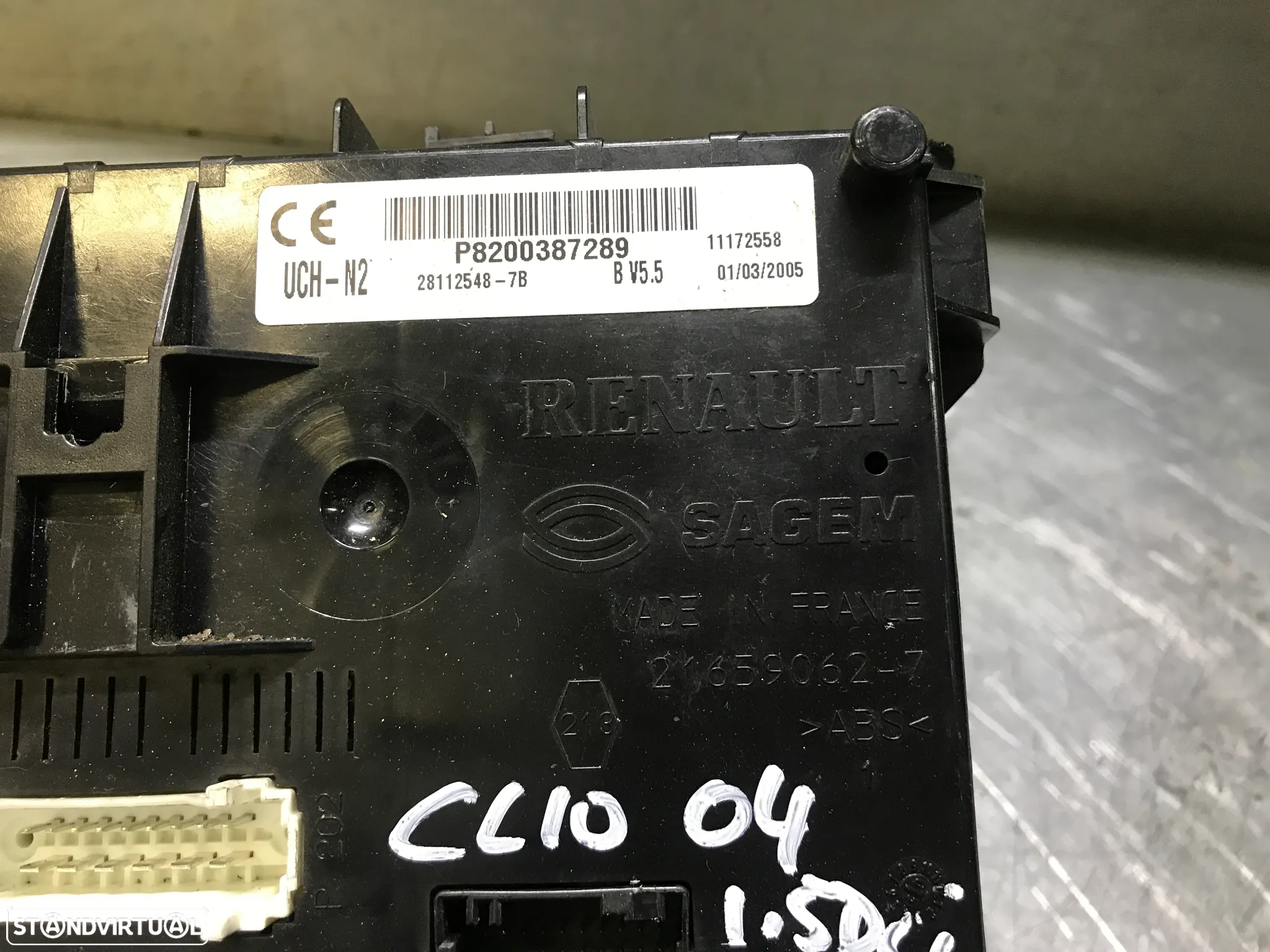 MODULO BSI UCH RENAULT CLIO II UCH-N2 P8200387289 8200387289 - 2