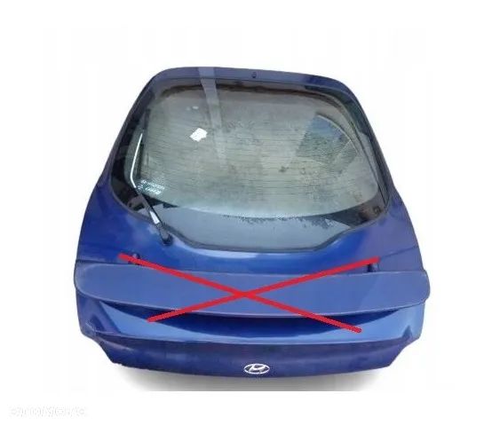 COUPE II RD 99-02 TIBURON KLAPA BAGAŻNIKA TYŁ LOTKA SPOILER - 2