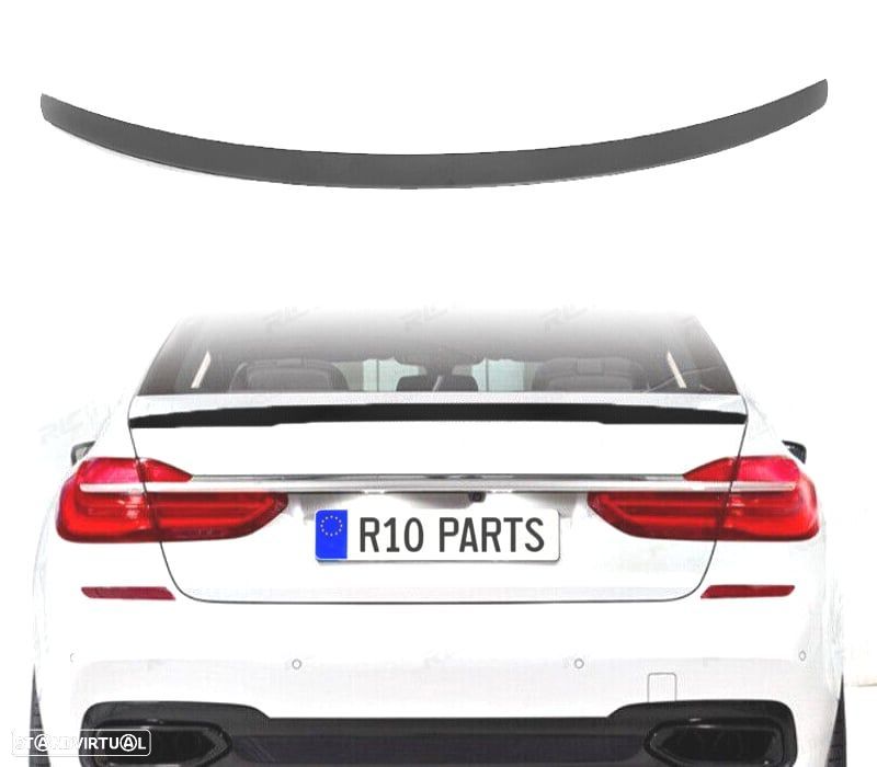 AILERON SPOILER BMW G11 G12 19-22 LOOK M PERFORMANCE PRETO - 2
