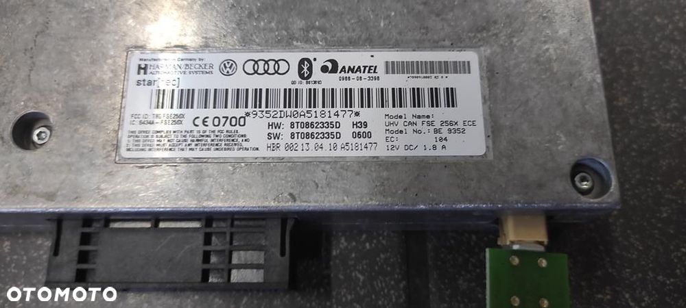 MODUŁ STEROWNIK BLUETOOTH AUDI A5 A4 B8 8T0862335D - 2