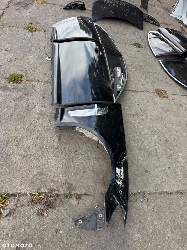 Jaguar FX PEF czarny zderzak przód maska lampa prawa lewa pas przedni z chłodnicami drzwi prawe lewe przednie tylnie przód tył lampa prawa lewa  filtr powietrza błotnik prawy lewy - 8