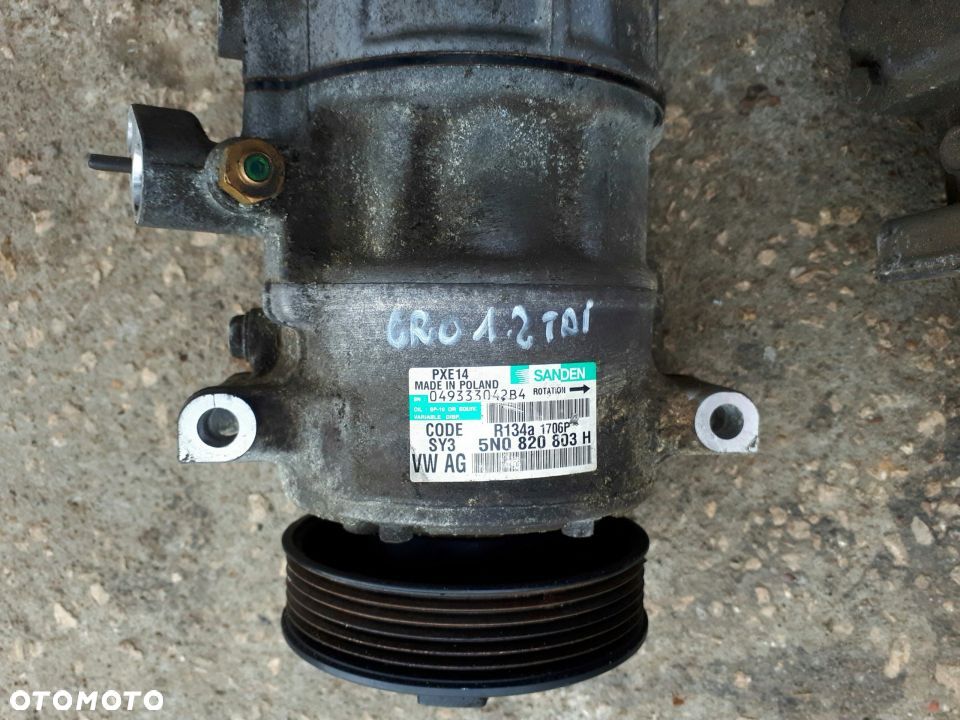 VW SKODA AUDI KOMPRESOR KLIMATYZACJI 5N0820803H - 1
