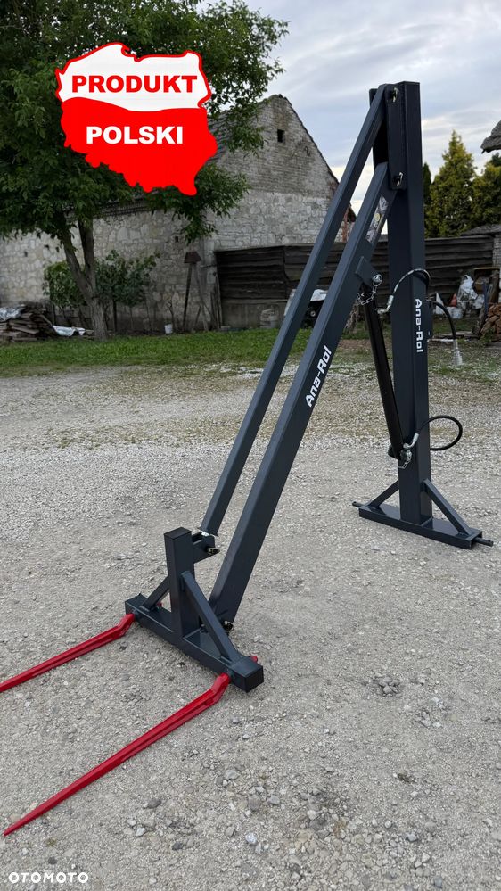OKAZJA! Ładowacz Do Bel Hydrauliczny z samopoziomem mechanicznym TUZ ładowacz do bel na tył ciągnika-widły do bel chwytak do bel-DOSTAWA POLSKA - 3