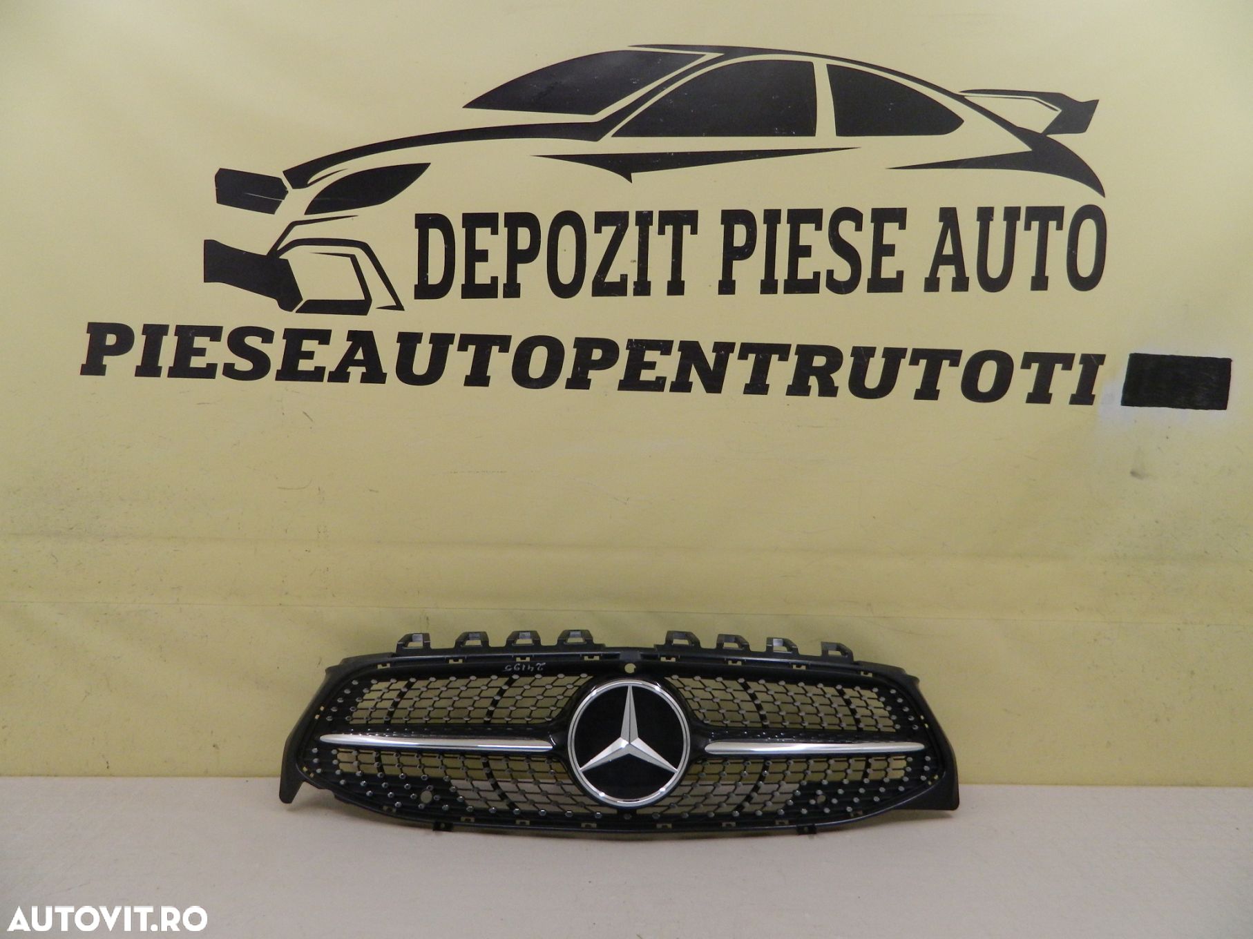 Grila radiator Mercedes CLA W118 AMG DIAMOND, 2019, 2020, 2021, 2022, 2023, 2024, cod origine A1188880200. - 1