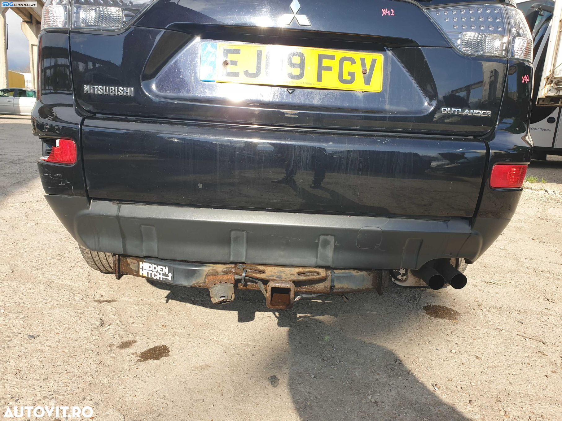 Haion Hayon Capota Portbagaj Dezechipat cu Luneta Geam Sticla Mitsubishi Outlander 2 2005 - 2012 culoare X42 [K5116] - 5