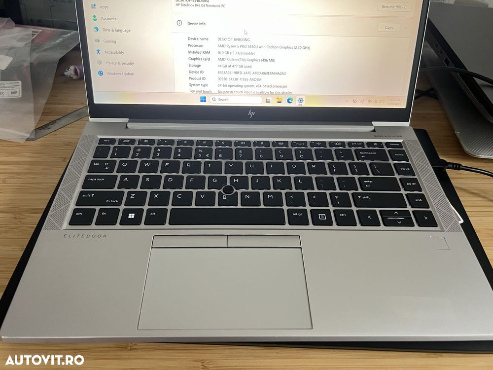 Hp Elitebook 840 G8 512Gb 16Gb AMD Ryzen 5 Pro - 1