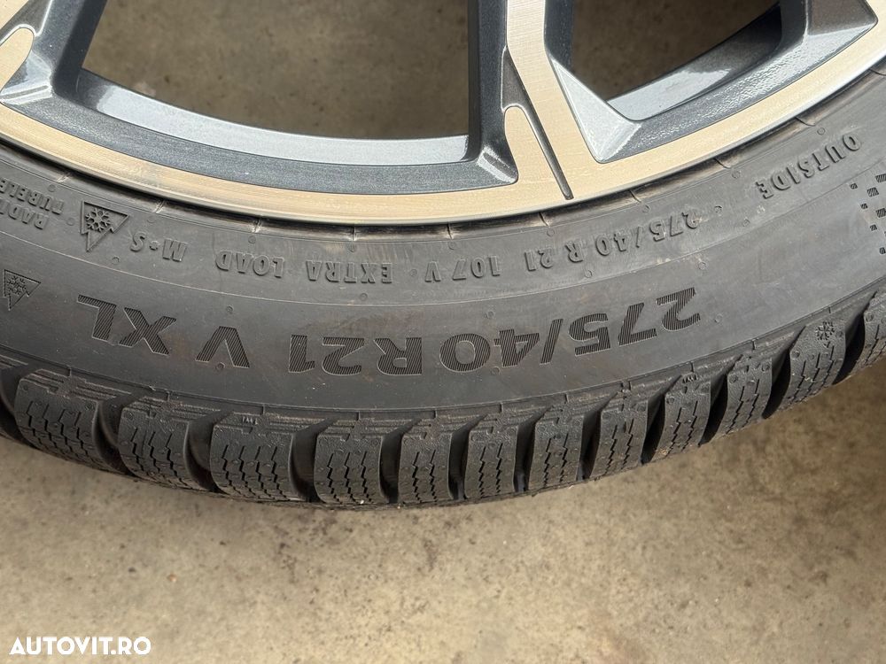 Vând jante originale BMW X5-X6 G05-G06 pe 21” cu anvelope de iarnă - 16