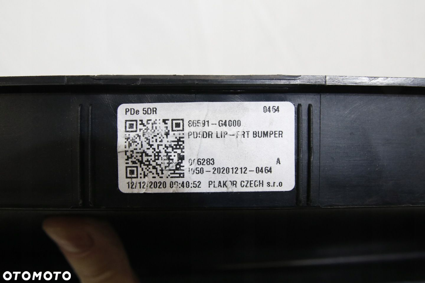 Spoiler nakładka dokładka Listwa Zderzak przod Orygi Hyundai I30 3 III pde - 6