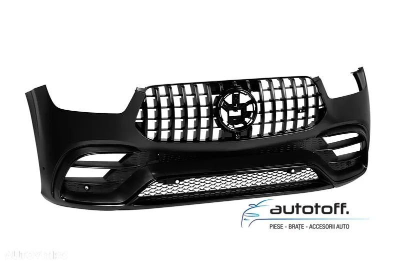 Pachet exterior compatibil Mercedes GLE W167 SUV (19-23) GLE63 Black Design - 2