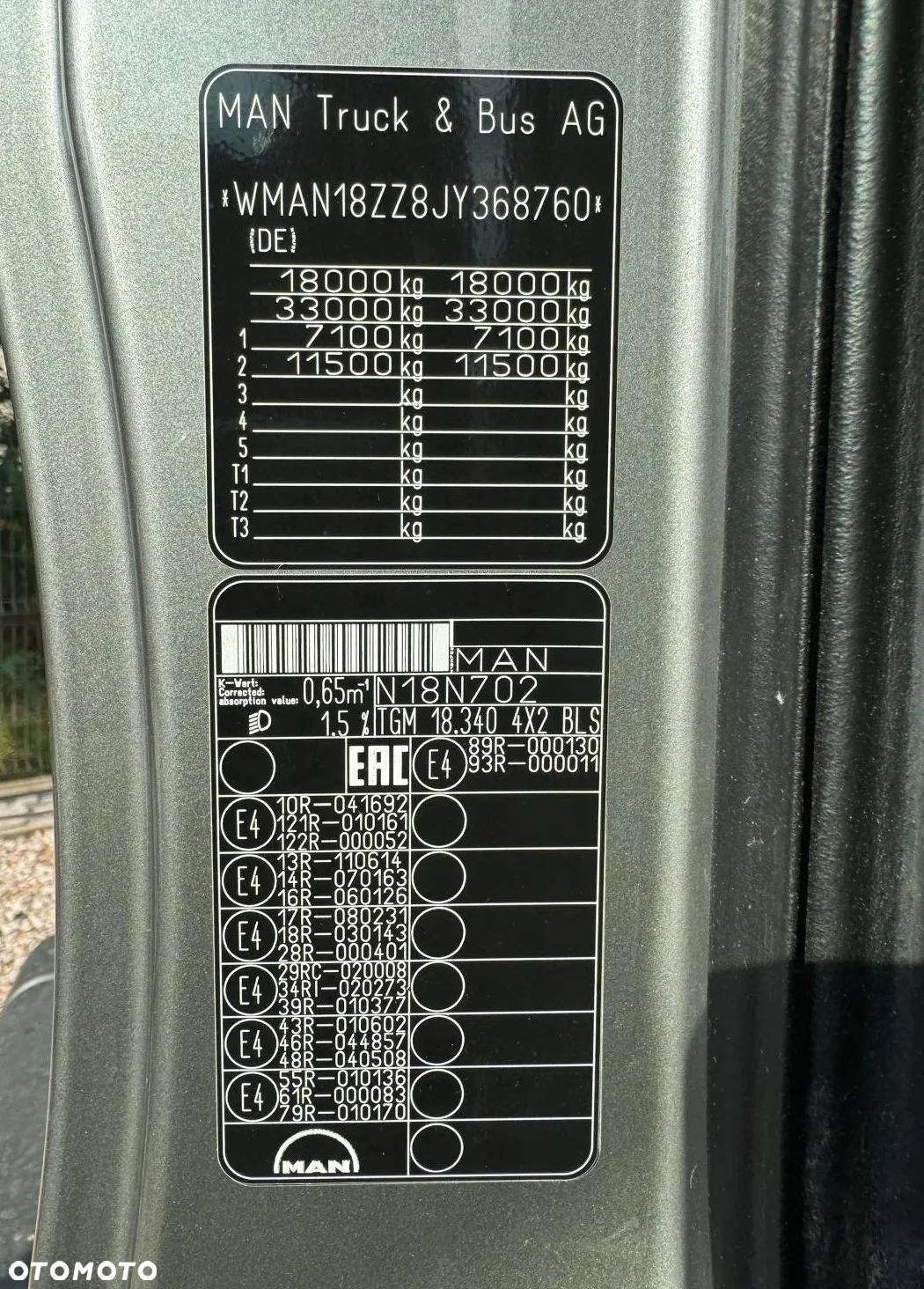 MAN TGM 18.340, DMC 18 000 KG, Stan jak NOWY, - 14