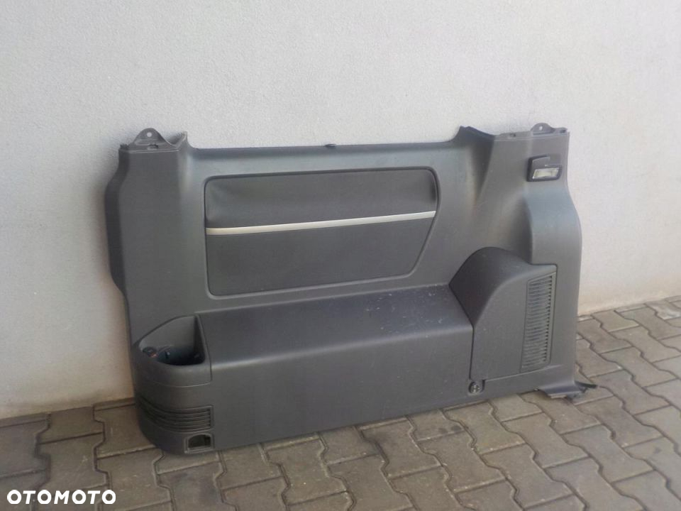 VW T5 MULTIVAN TAPICERKA BOCZEK PRAWY TYŁ ANTRACYT - 2
