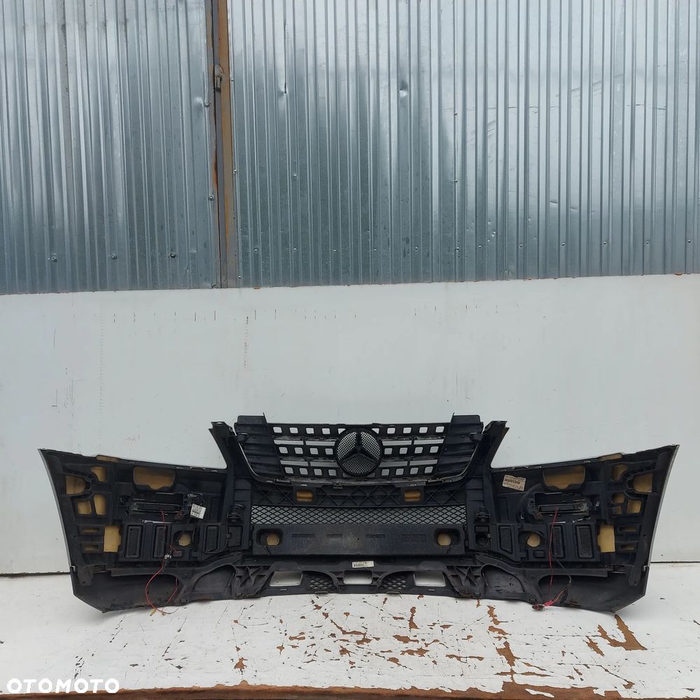 ZDERZAK PRZOD PRZEDNI 775 LAK GRILL ATRAPA KRATKA MERCEDES ML W164 ORYGINAL DEMONTAZ 1648850625 - 4