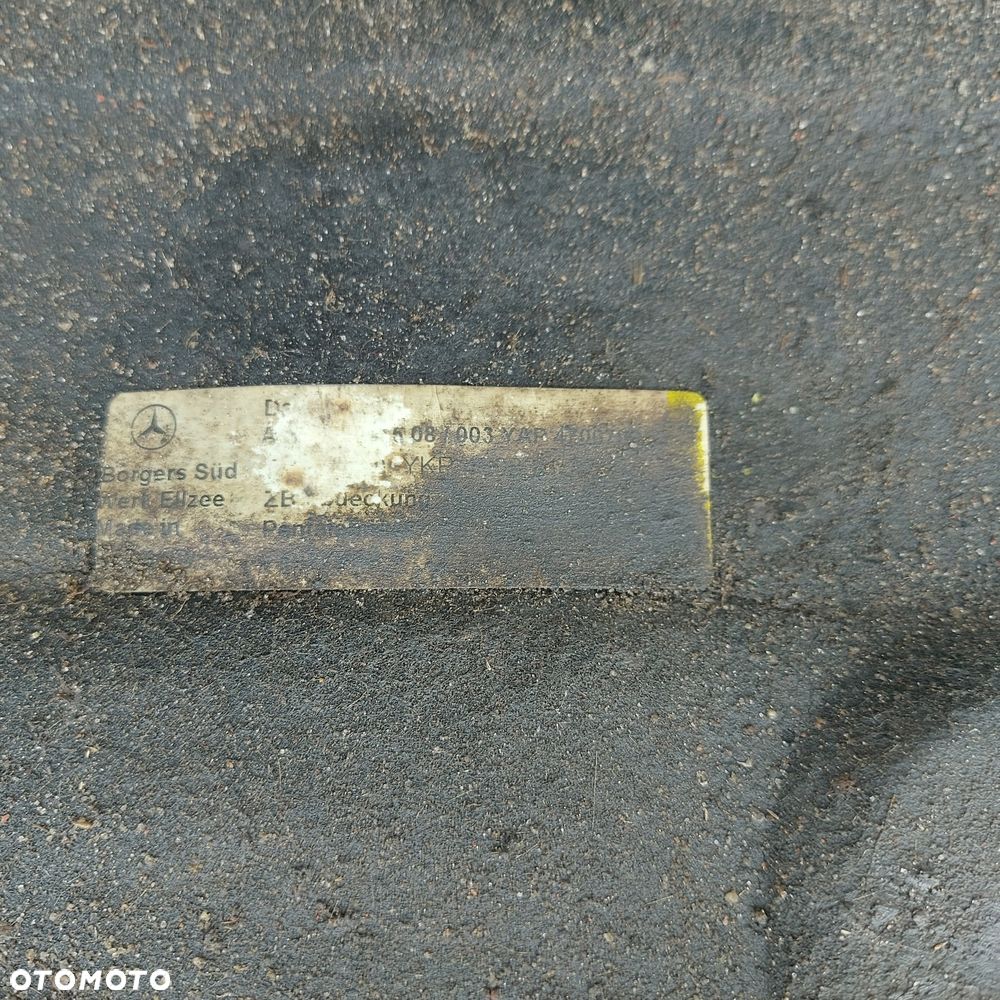 OSLONA PLYTA PODWOZIA LEWA MERCEDES E W212 ORYGINAL DEMONTAZ 2126101508 - 4