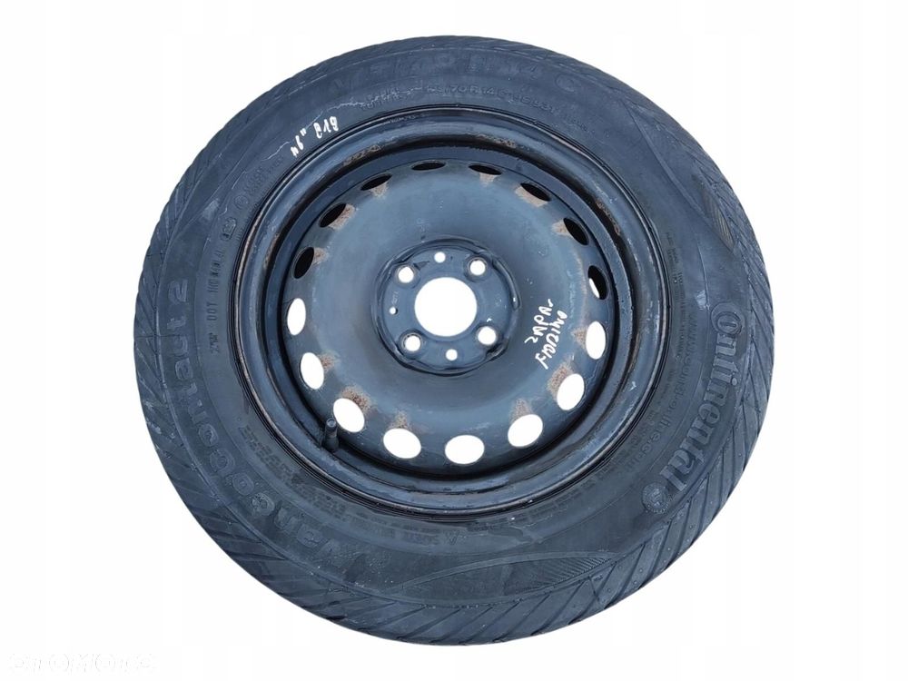 KOŁO DOJAZDOWE ZAPASOWE 14 NEMO BIPPER FIORINO QUBO 2007-2017 4x98 - 1