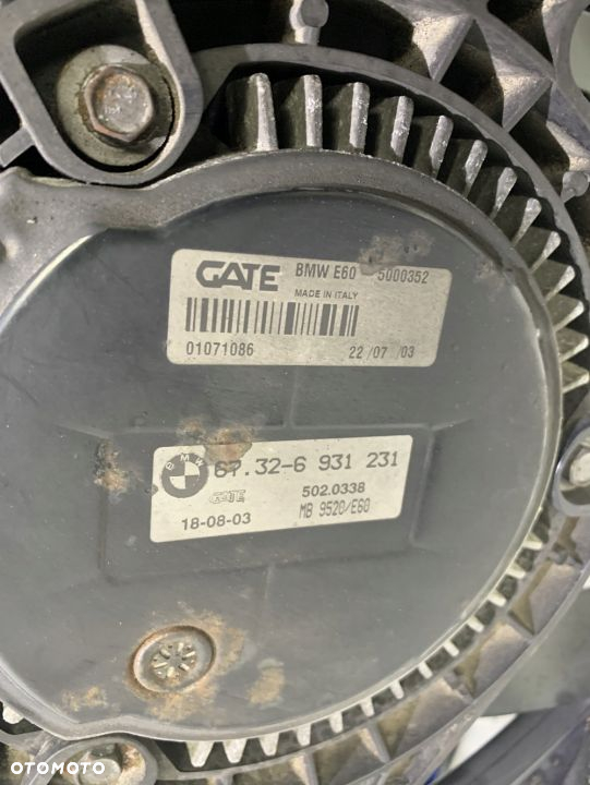 WENTYLATOR CHŁODNICY OSŁONA 7526824 BMW E60 M54 - 3