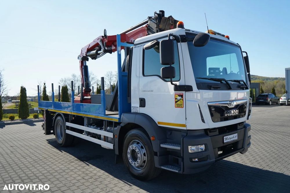 MAN TGM 15 .290 / HDS HC 190 + FORATOR 2 mb / FORMAT / RADIO CONTROL / EURO 6 / MANUAL / 2019 - 9