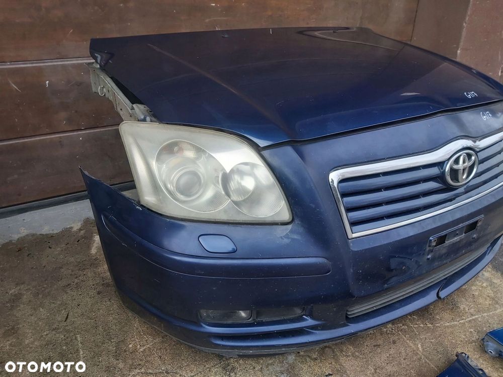 TOYOTA Avensis T25 kompletny przód zderzak maska błotnik lampa chłodnice - 3