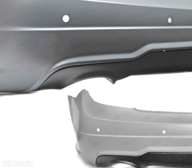 PARA-CHOQUES TRASEIRO MERCEDES CLASE C W204 11-14 LOOK AMG PDC - 2