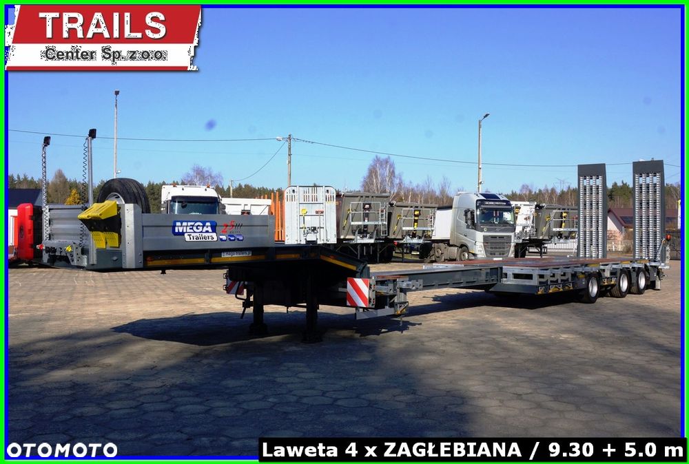 Inny Naczepa rozciągana dł. 18,60 m, zagłębiana x 4, szer. 3,00 m - NAJAZDY HYDRAULICZNE. !!! - 11