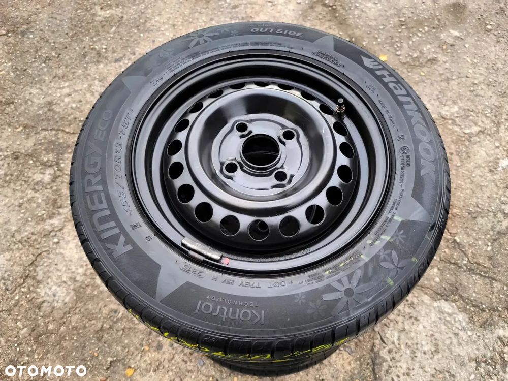 4x100 Felgi Stalowe Stal 13 Koła Letnie Lato KIA PICANTO HYUNDAI ATOS I10 DAIHATSU CUORE MIRA SIRION SUZUKI ALTO WAGON R TOYOTA AYGO MAZDA 121 DEMIO 5mm Legnica ALU-RAD 155/70 - 1