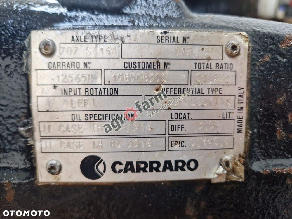 Przedni most Case 4230 707 125650 1985085C2 - 4