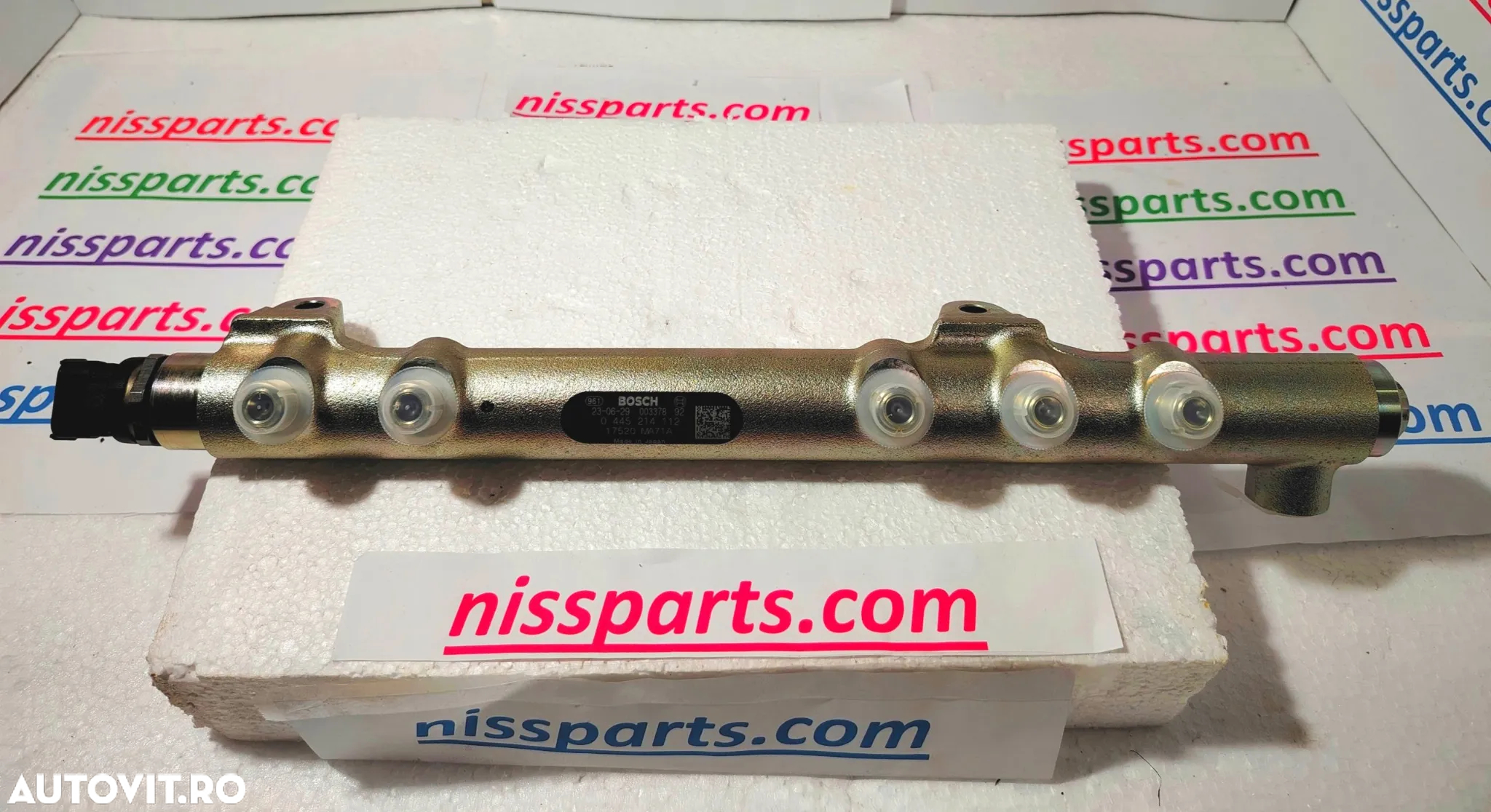 ZD30 Euro4 Senzor presiune+ supapa retur  Rampa de injectie Nissan Atleon, Cabstar, Patrol Renault Maxity, Mascot - 4
