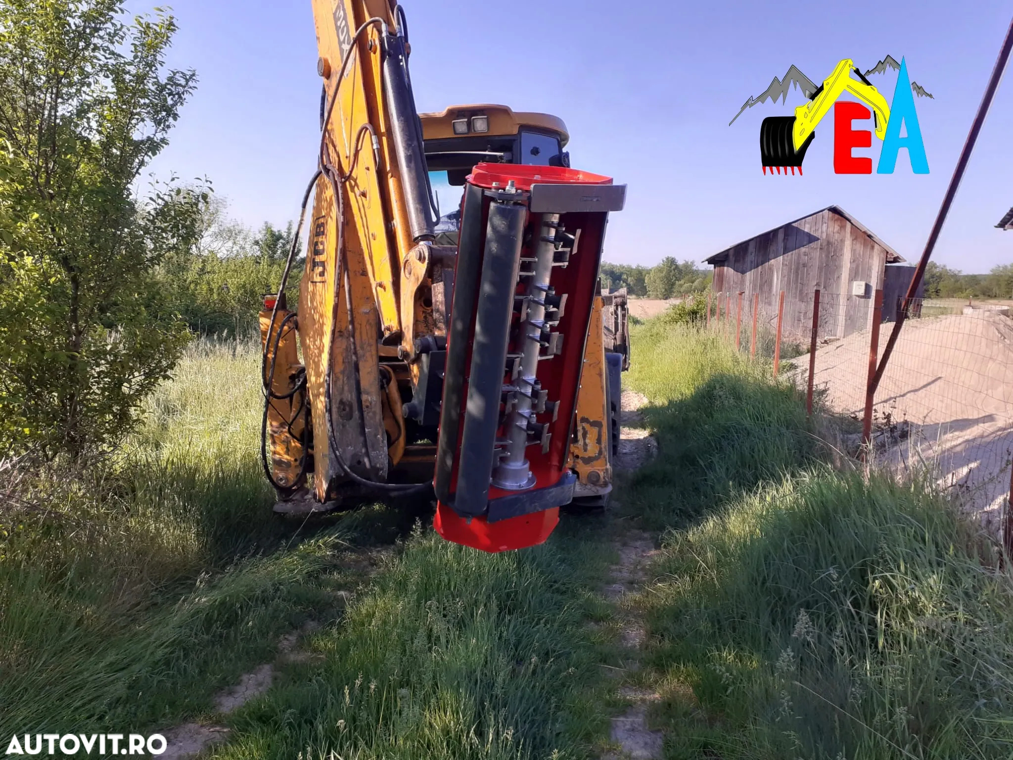 Tocătoare vegetatie pentru excavator buldoexcavator 1000 mm - 4