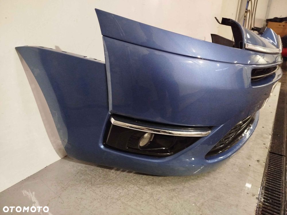 + ZDERZAK PRZÓD PRZEDNI DO CITROEN C4 GRAND PICASSO JASNO BŁĘKITNY MORSKI HALOGENY - 3