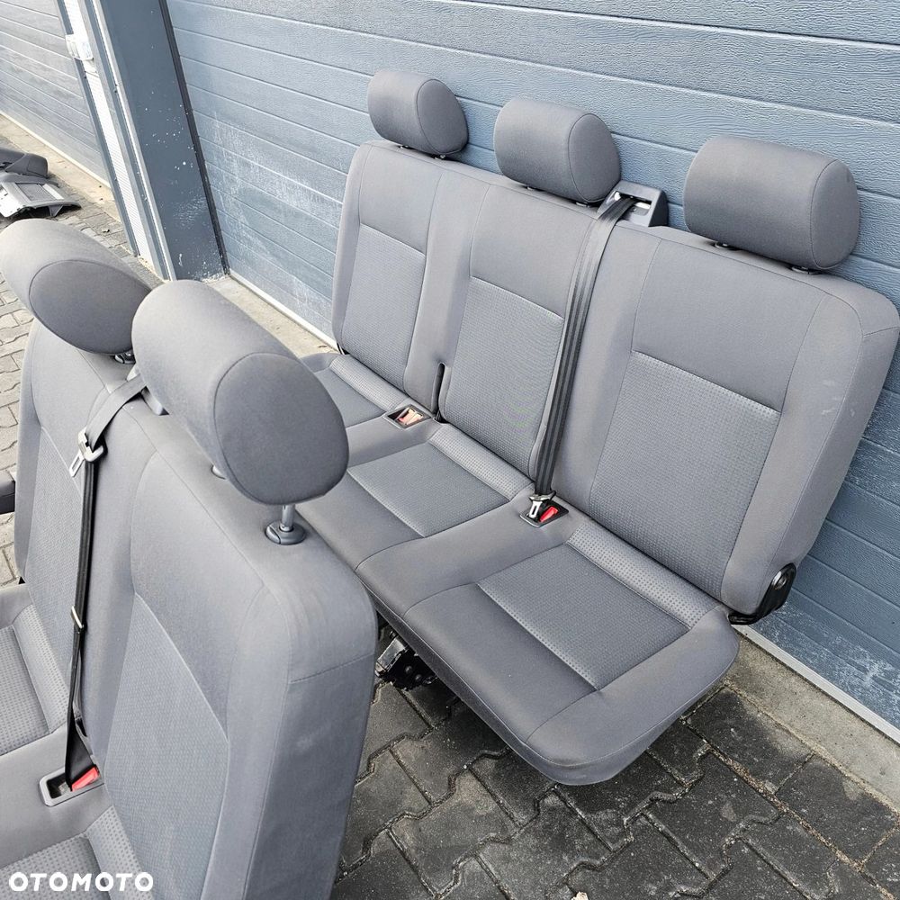 VW T5 T6 CARAVELLE fotel fotele kierowca pasażer dwójka ławka przód tył - 6