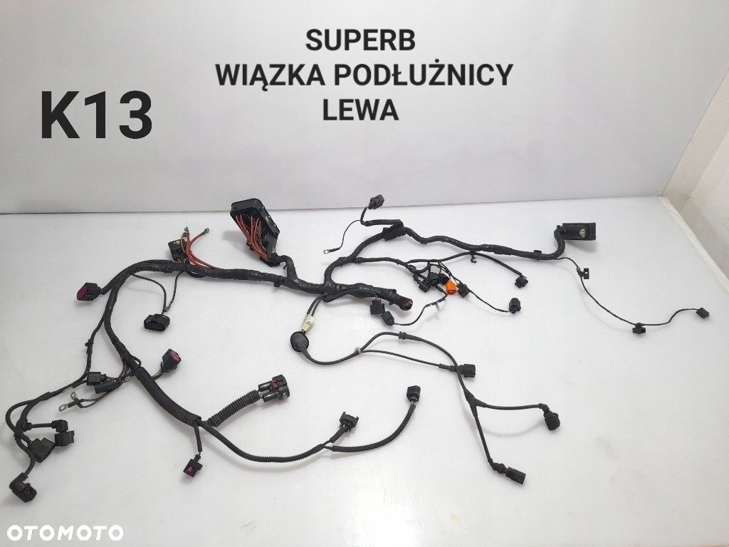 SKODA SUPERB II 3T0 2011 BIXENON WIĄZKA PODŁUŻNICY LEWEJ WTYCZKI KOSTKI - 1