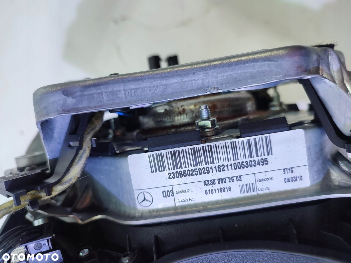 MERCEDES C219 CLS LIFT PODUSZKA AIRBAG KIEROWCY A2308602502 - 2